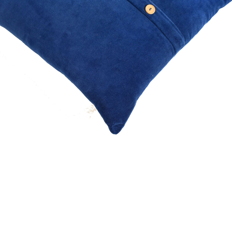 Velvet Nest Cushions -  Set of 2 - Royal Blue