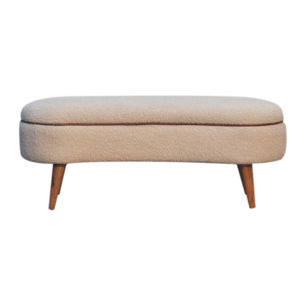 Serenity Bench - Cream Boucle