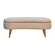 Serenity Bench - Cream Boucle