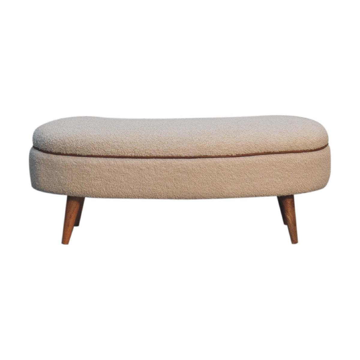 Serenity Bench - Cream Boucle