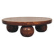 Chestnut Full Moon Table