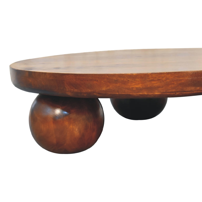 Chestnut Full Moon Table