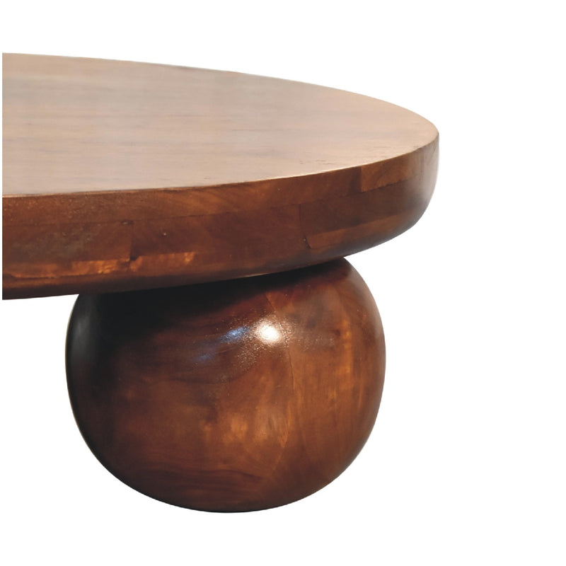 Chestnut Full Moon Table