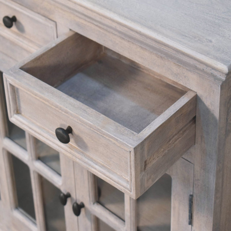 New Haven Glazed Stonewash Cabinet
