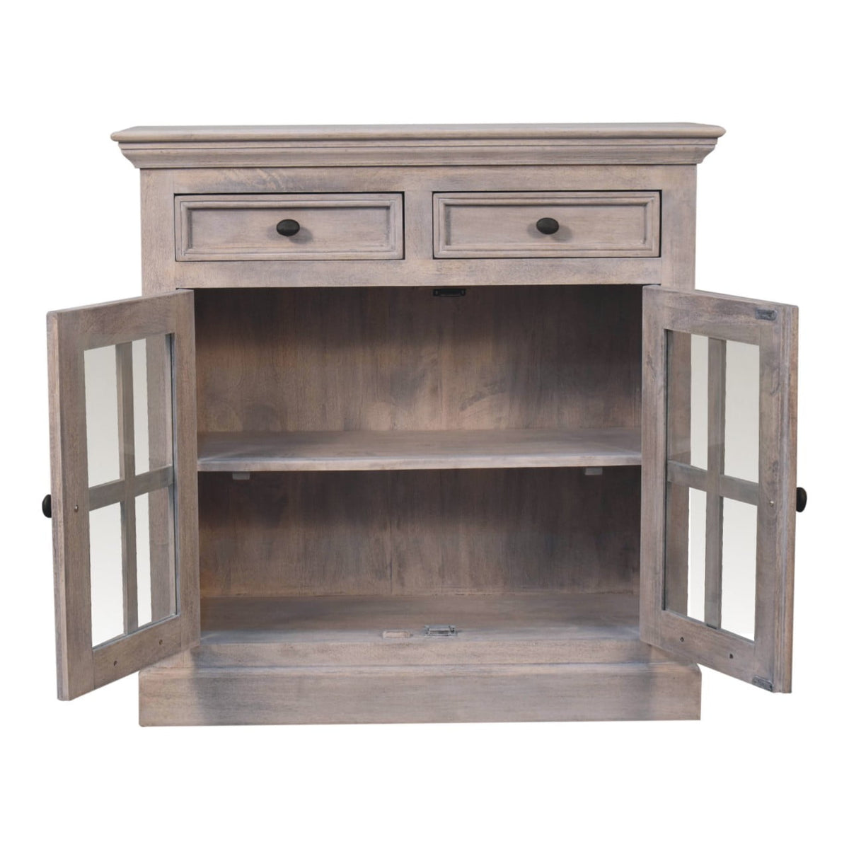 New Haven Glazed Stonewash Cabinet