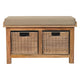 Kick Off! Linen Basket Bench