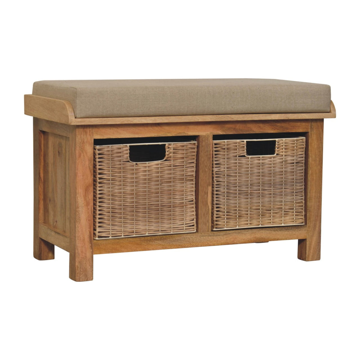 Kick Off! Linen Basket Bench