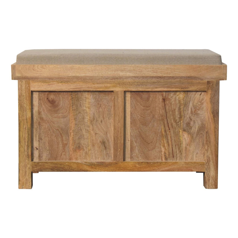 Kick Off! Linen Basket Bench