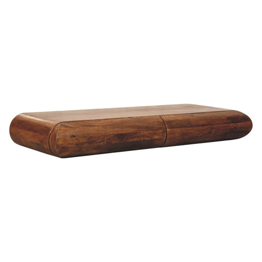 Cloud 9 Floating Media Unit- Chestnut
