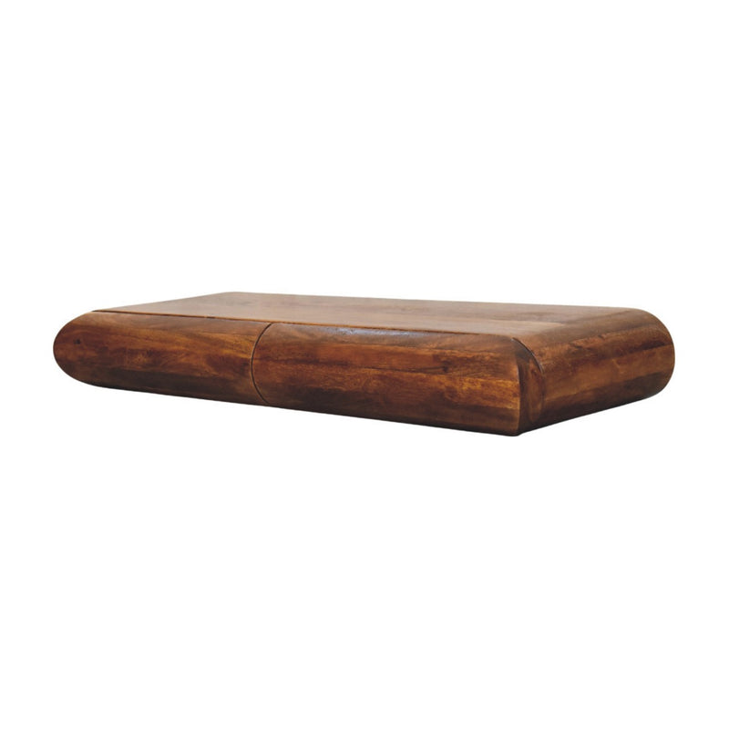 Cloud 9 Floating Media Unit- Chestnut