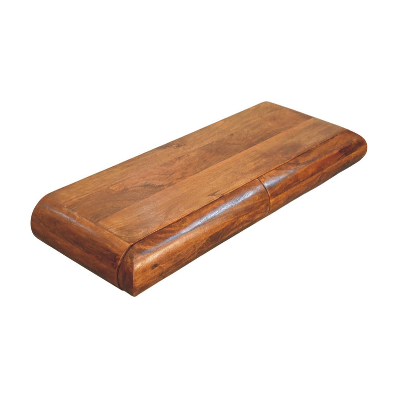 Cloud 9 Floating Media Unit- Chestnut
