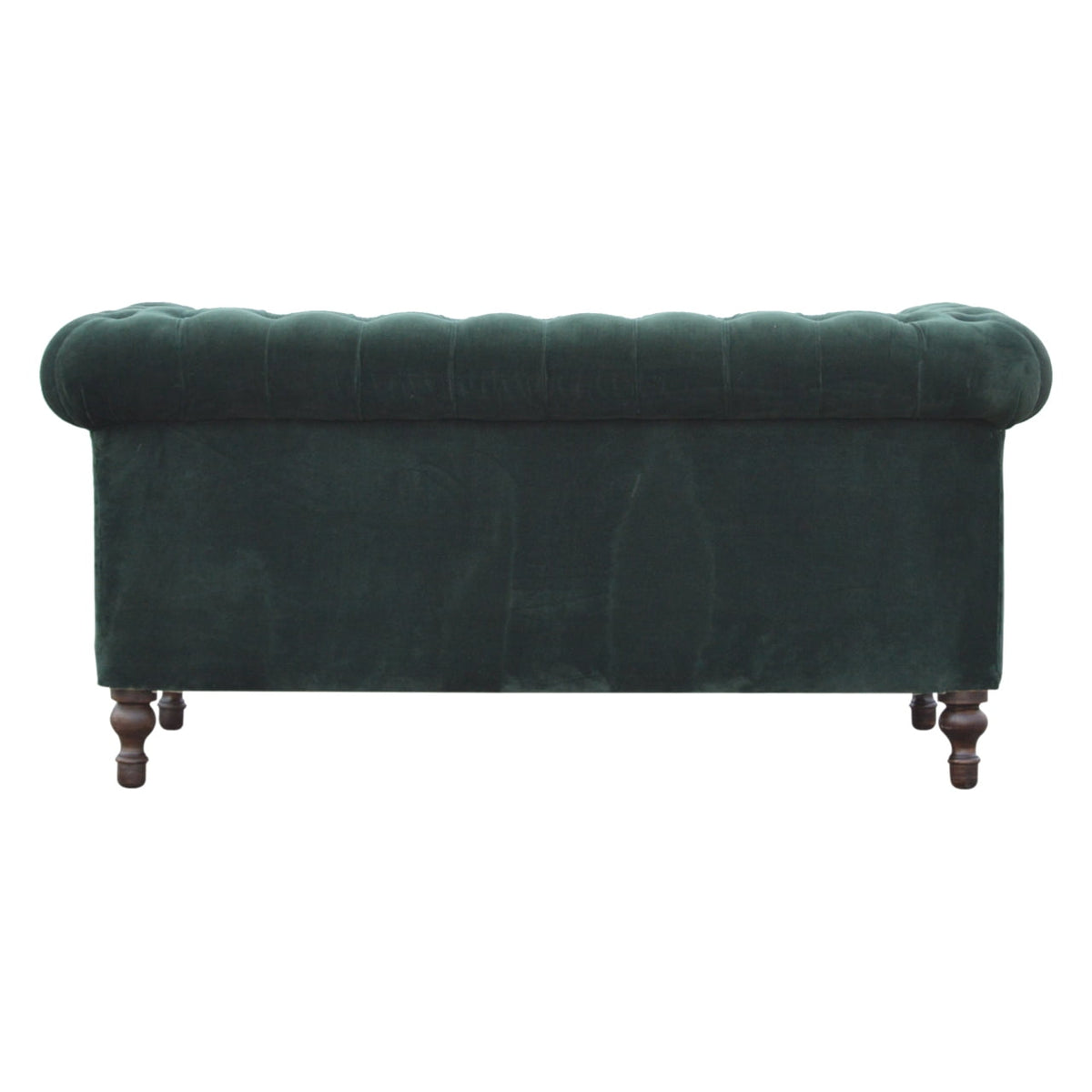The Iconic Velvet Chesterfield - Forest Green