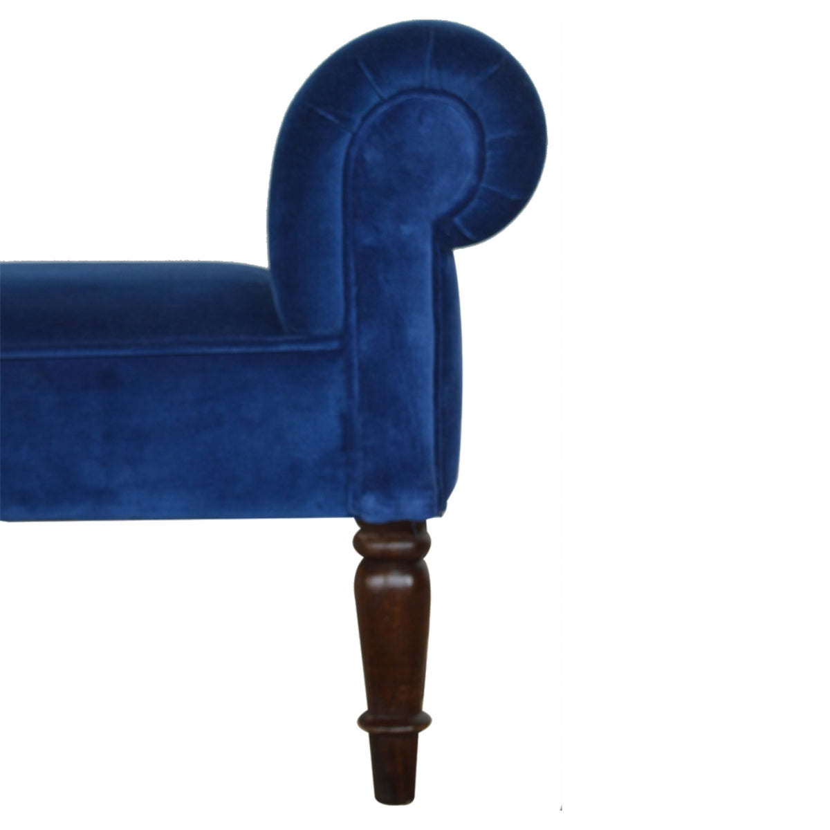 You and Me Velvet Embrace Bench – Royal Blue