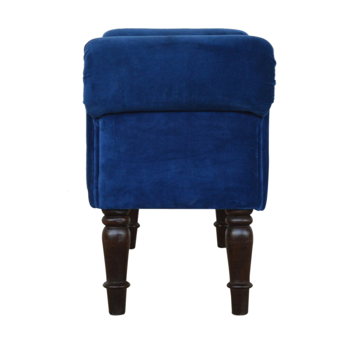 You and Me Velvet Embrace Bench – Royal Blue
