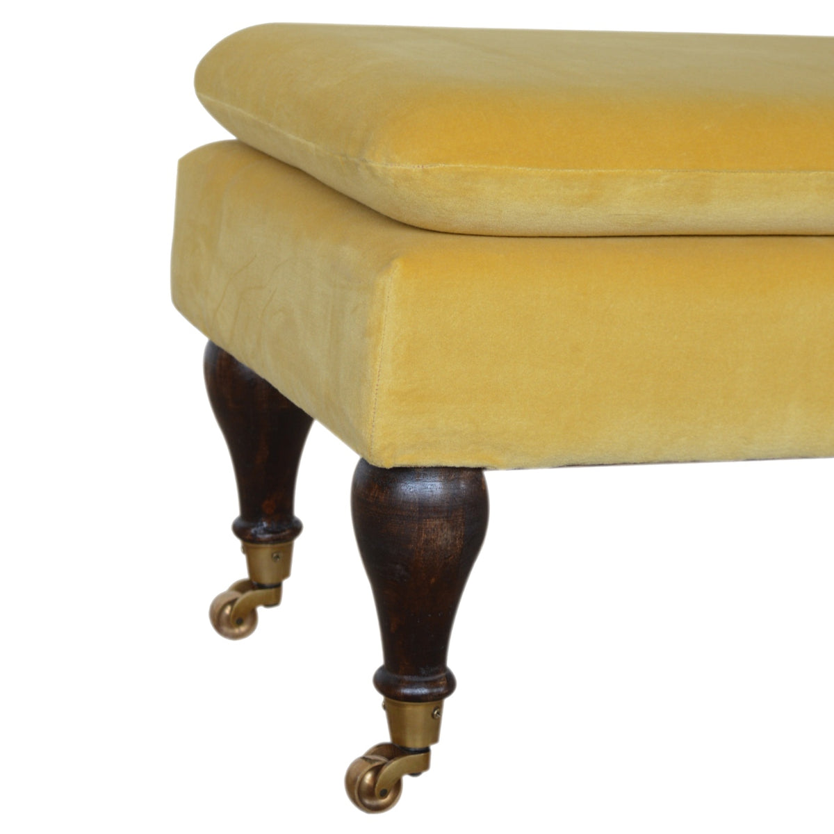 Velvet Glider Bench - Choose Your Favourite Colour