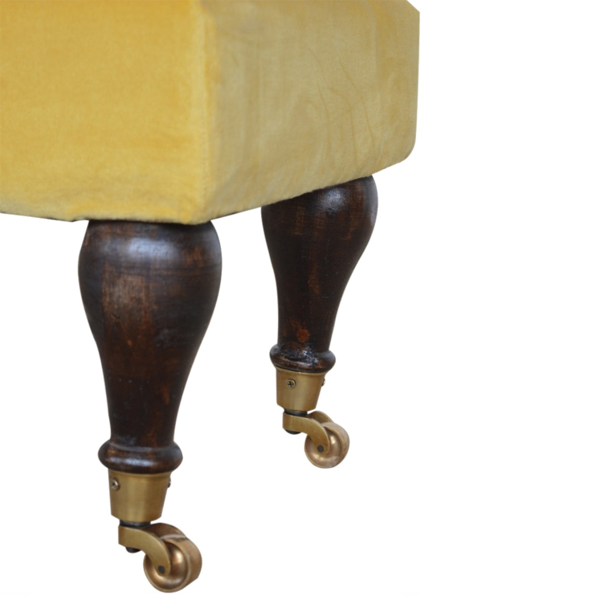Velvet Glider Bench - Choose Your Favourite Colour