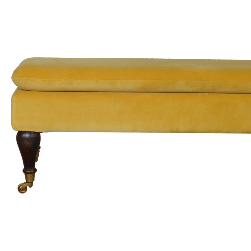 Velvet Glider Bench - Choose Your Favourite Colour