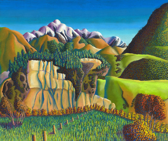 Lewis Pass New Zealand Original Pastel