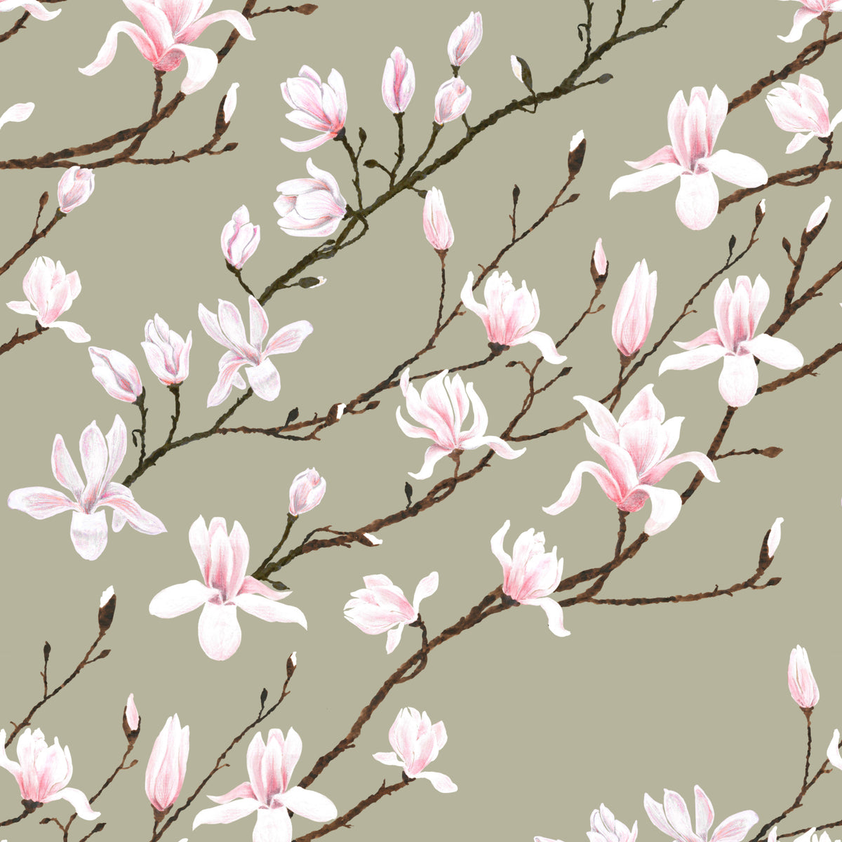 In Bloom Wallpaper and Fabric
