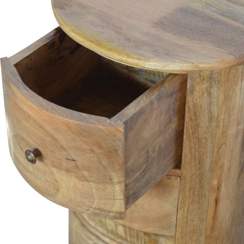 Half Moon Bedside Table