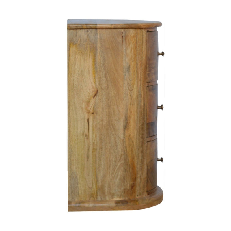 Half Moon Bedside Table