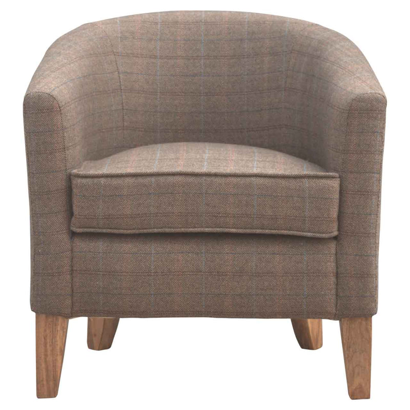 Tweed Hug Tub Chair