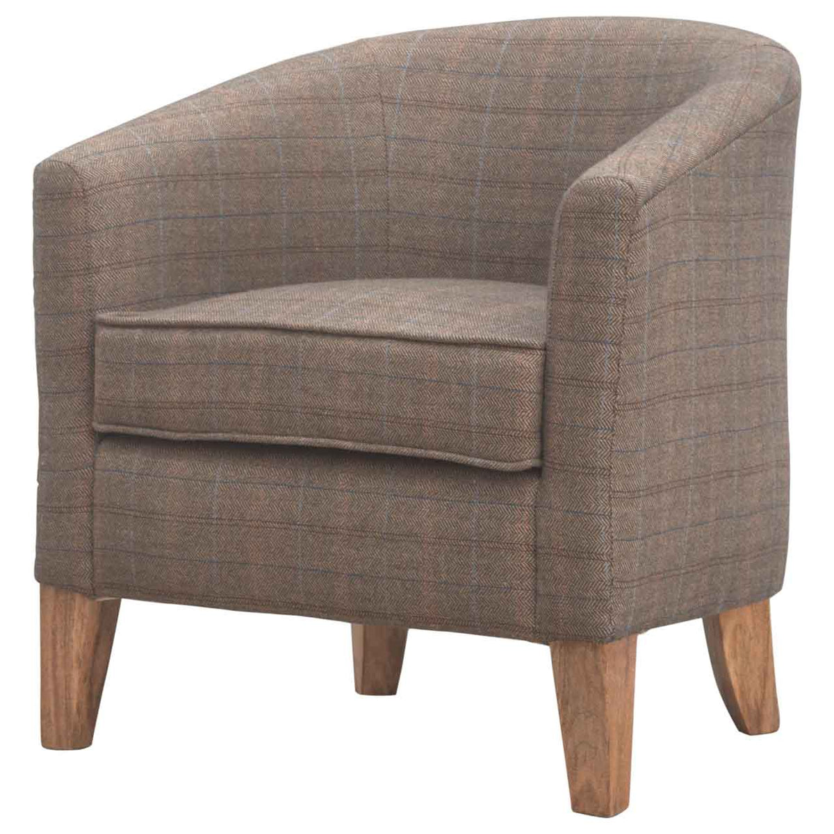 Tweed Hug Tub Chair