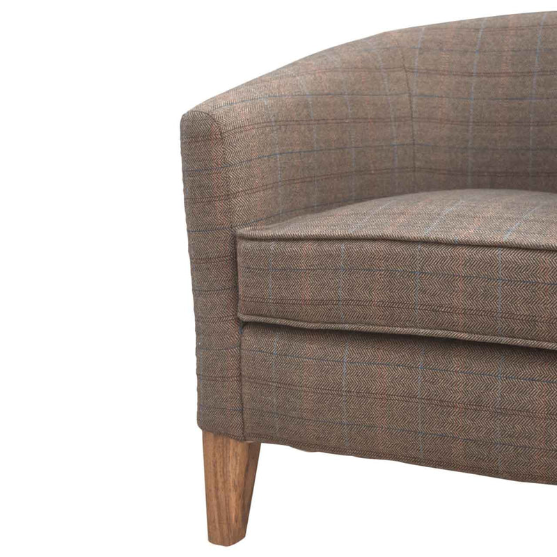 Tweed Hug Tub Chair