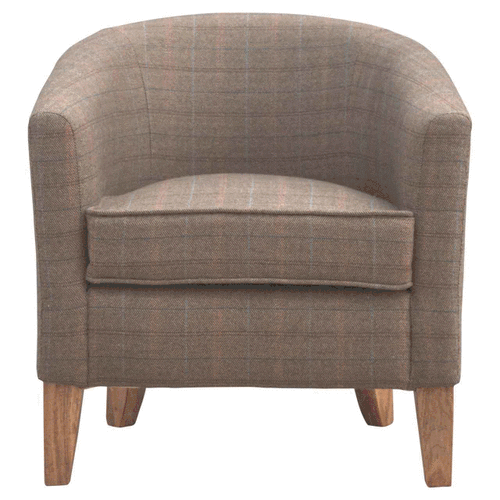 Tweed Hug Tub Chair