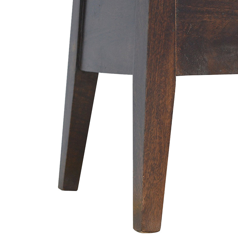Slam Dunk! Storage Bench  - Solid Dark Wood