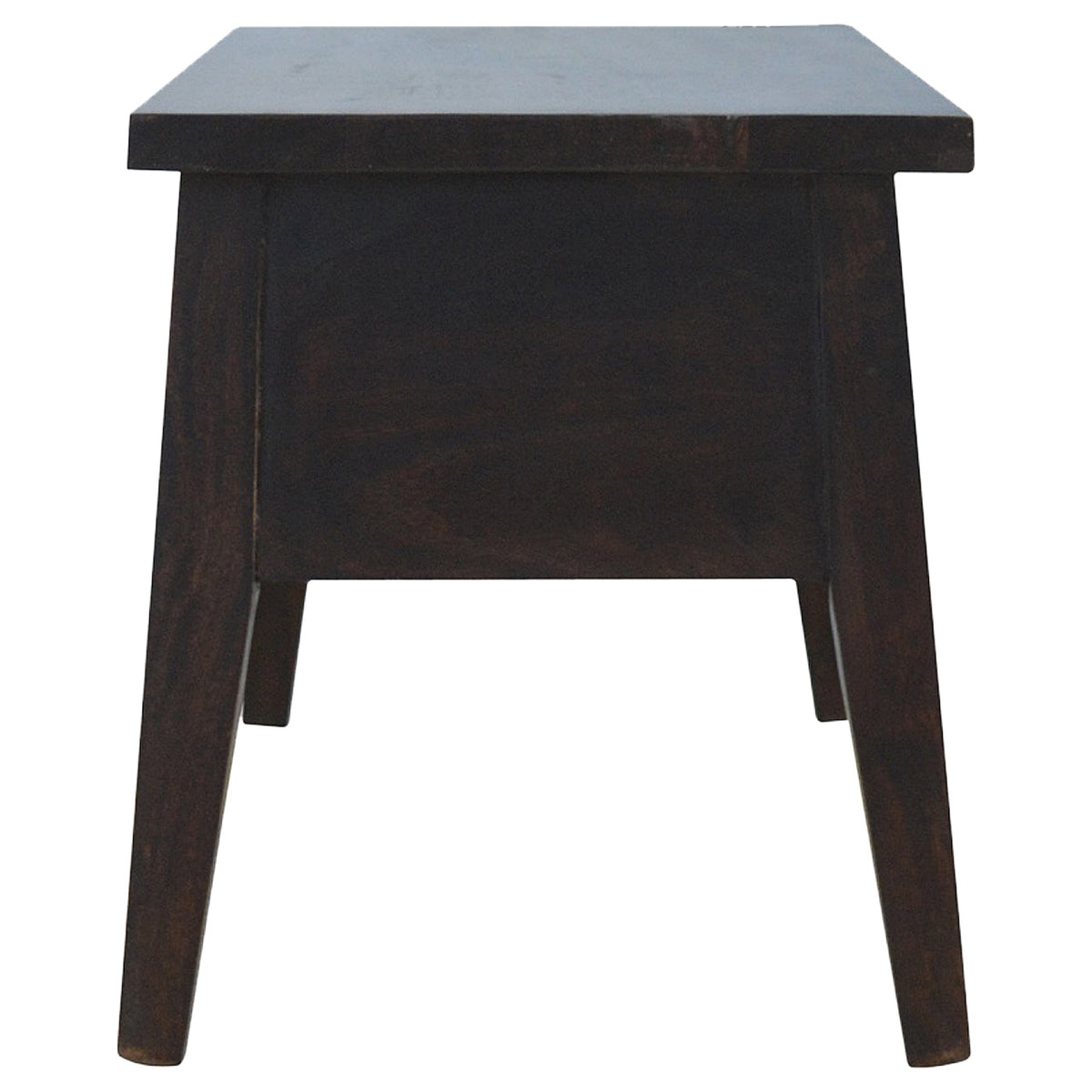 Slam Dunk! Storage Bench  - Solid Dark Wood