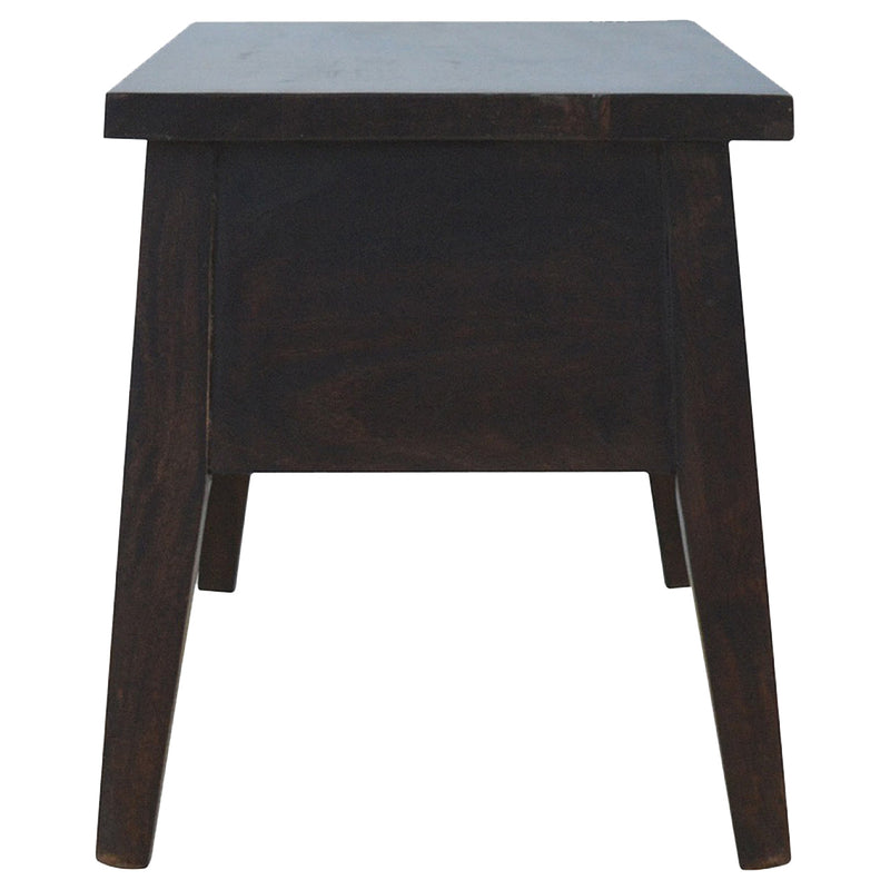 Slam Dunk! Storage Bench  - Solid Dark Wood