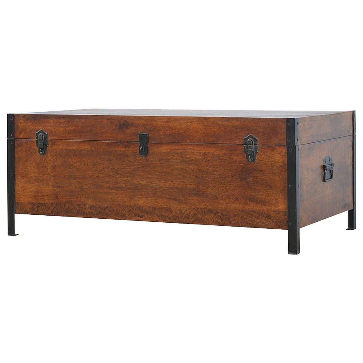 Slam Dunk! Industrial Wooden Blanket Box