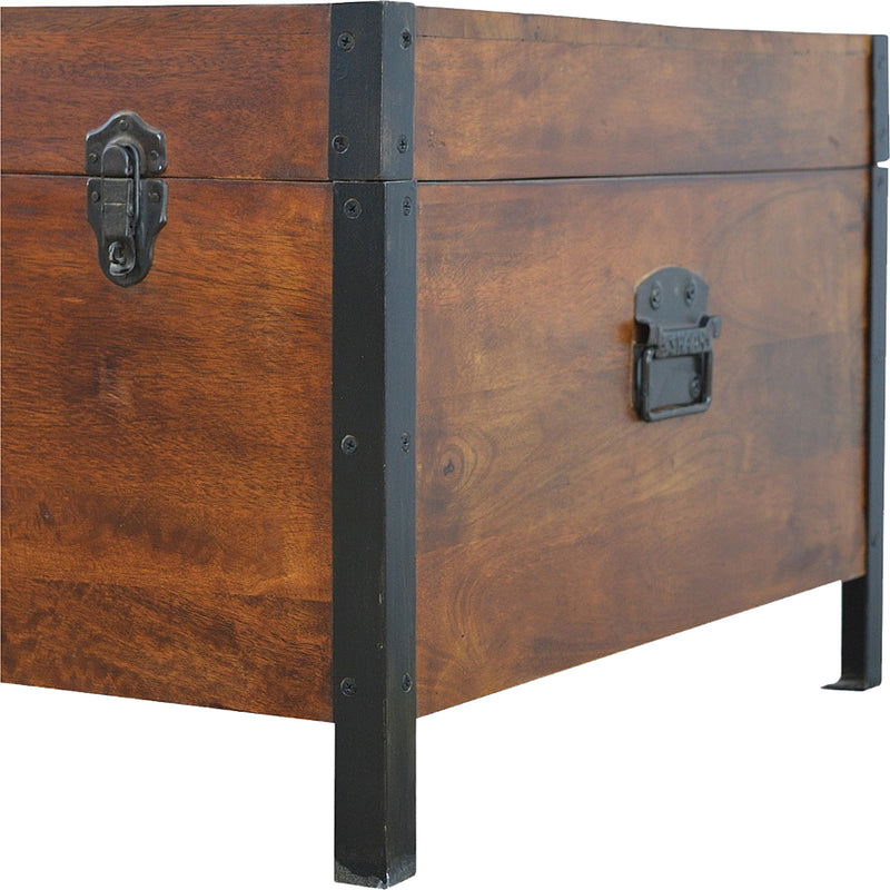 Slam Dunk! Industrial Wooden Blanket Box