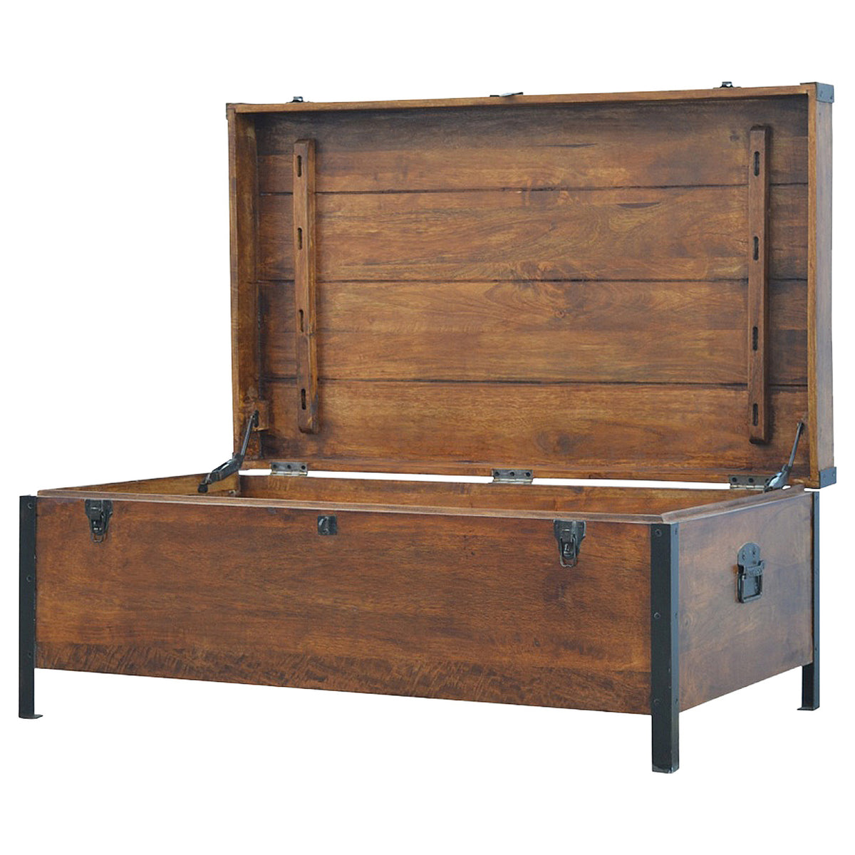 Slam Dunk! Industrial Wooden Blanket Box