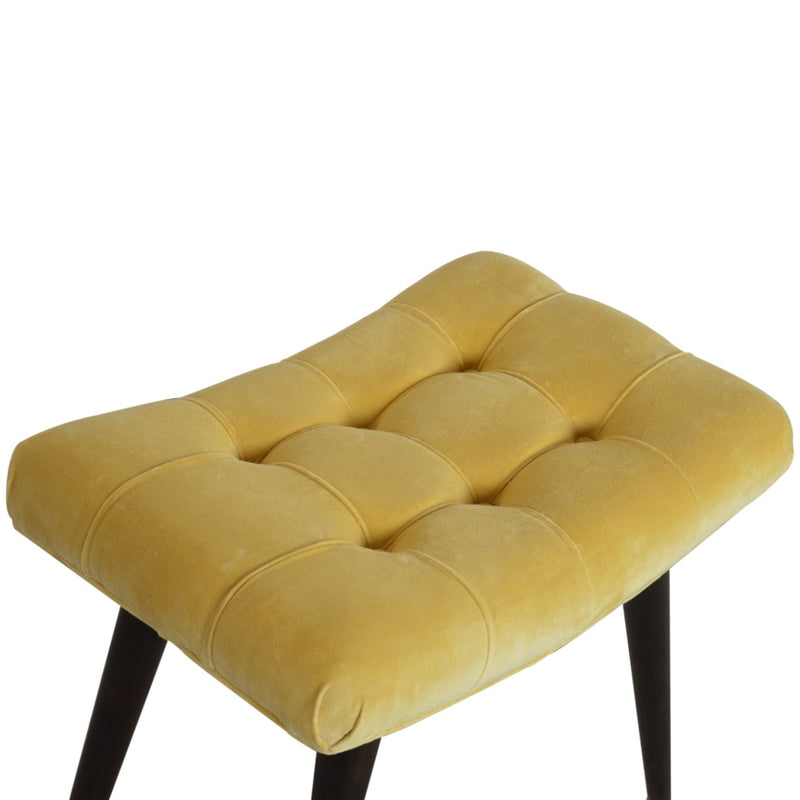 Velvet Eclipse Curved Seat - Choose Your Favourite Colour