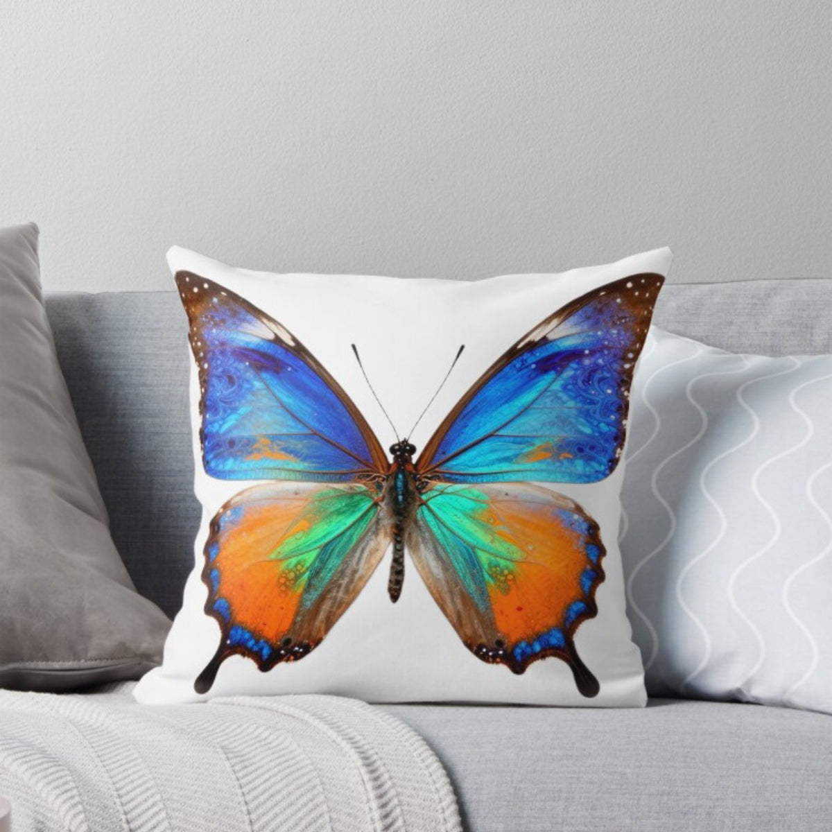 Striking Butterfly Cushion