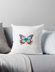 Little Rainbow Butterfly Cushion